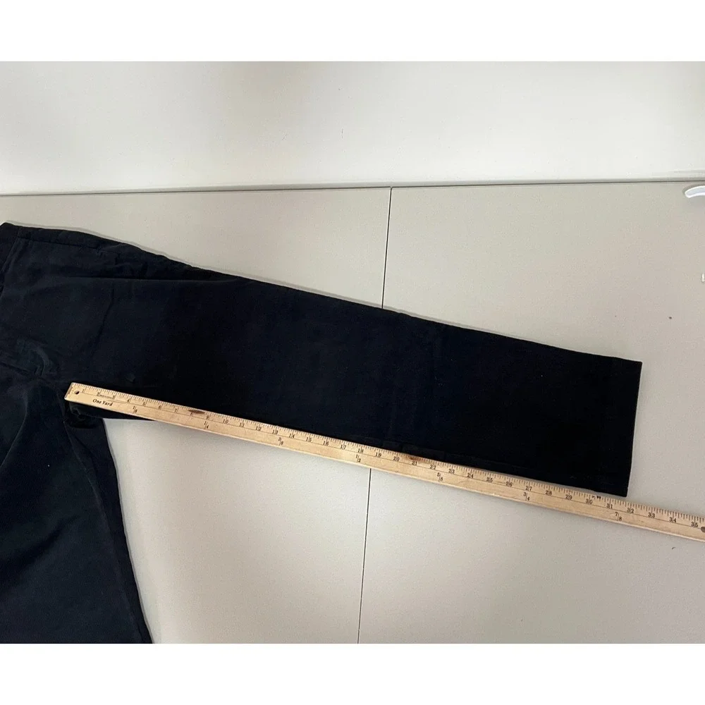 Polo Ralph Lauren Corduroy Chino‎ Pants Mens 35x32 New Black Straight Slim Fit